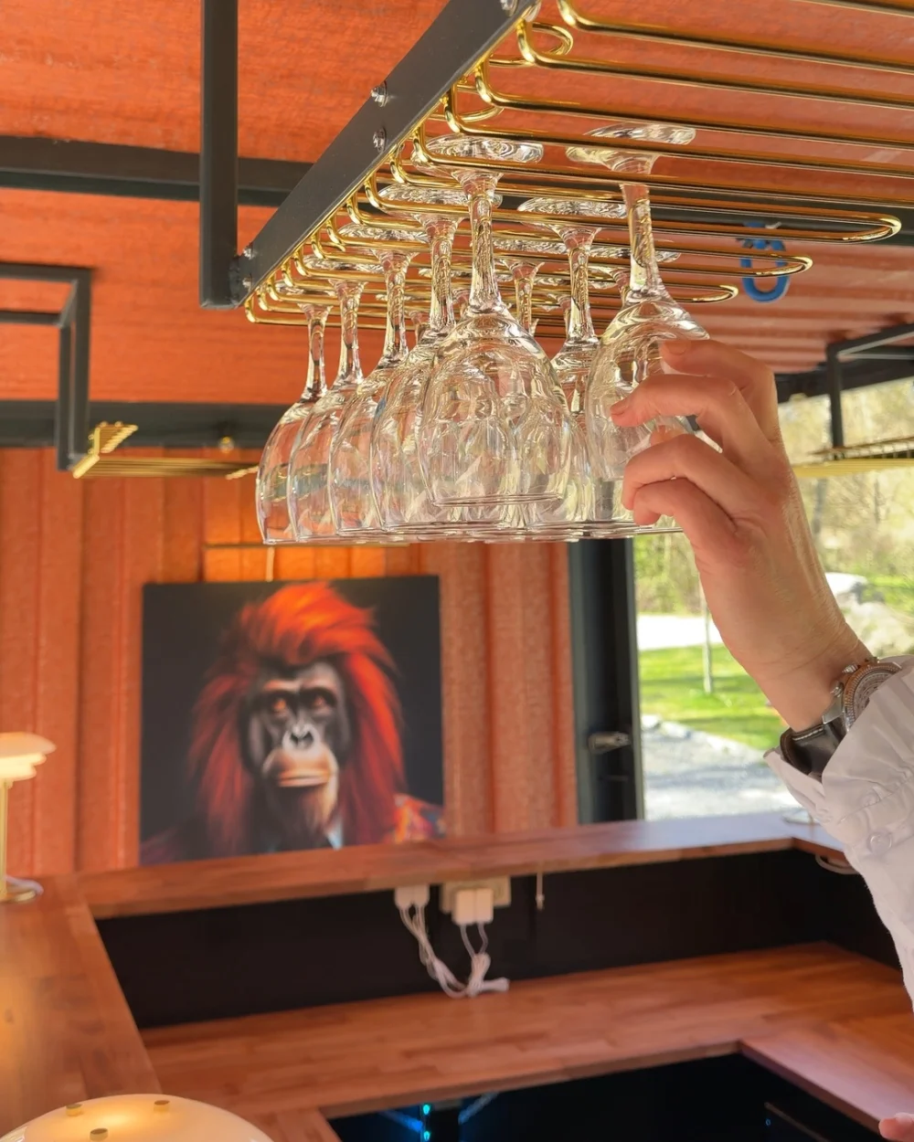 Vinglas i Wine Services vinbar